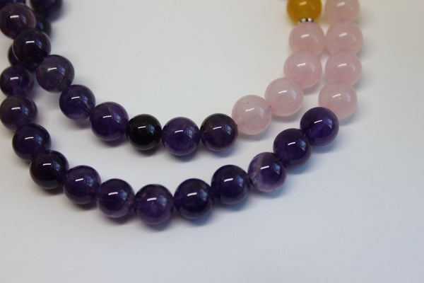 ~ Amethyst Rose ~ Mustard Tassel