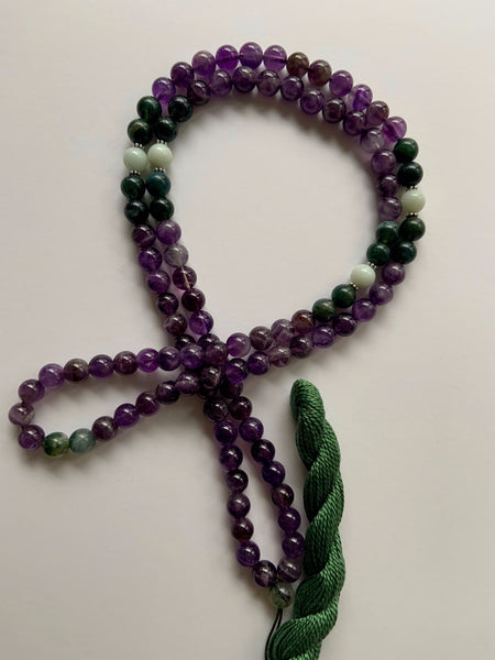 ~ Amethyst + Moss Agate ~