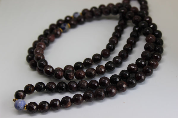Special Genuine Garnet & Sodalite Mala - OHM