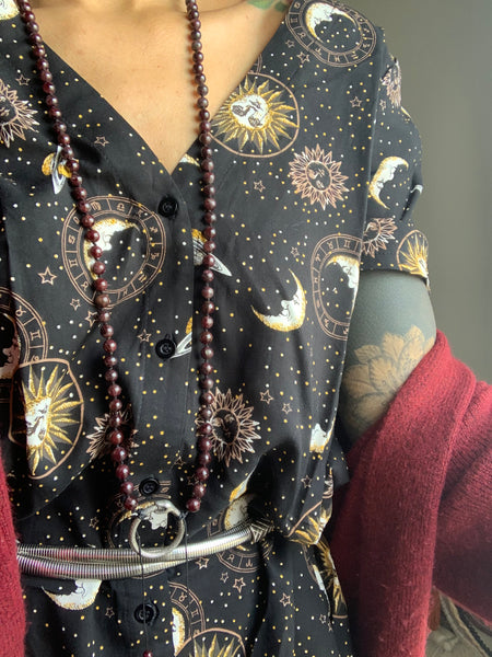 Knotted Garnet ~ OUROBOROS