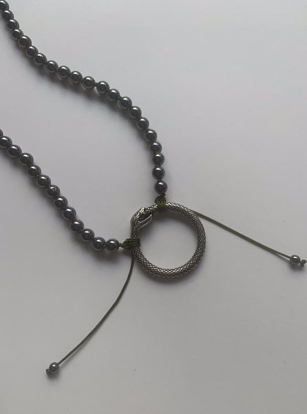 Knotted Hematite ~ OUROBOROS