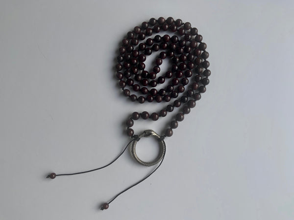 Knotted Garnet ~ OUROBOROS